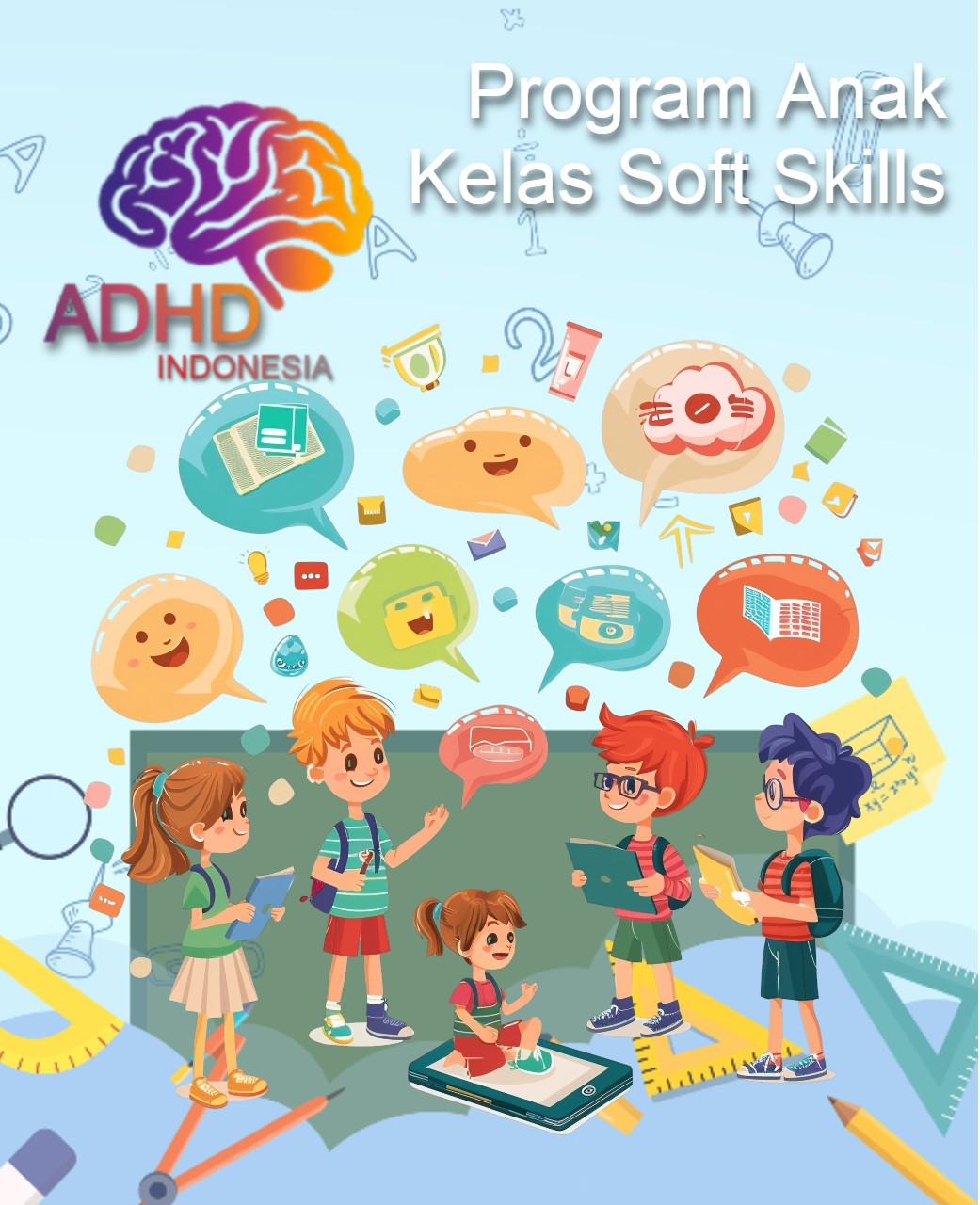 Program ADHD Indonesia Kabupaten Maluku Tengah Kelas Soft Skills Anak ADHD